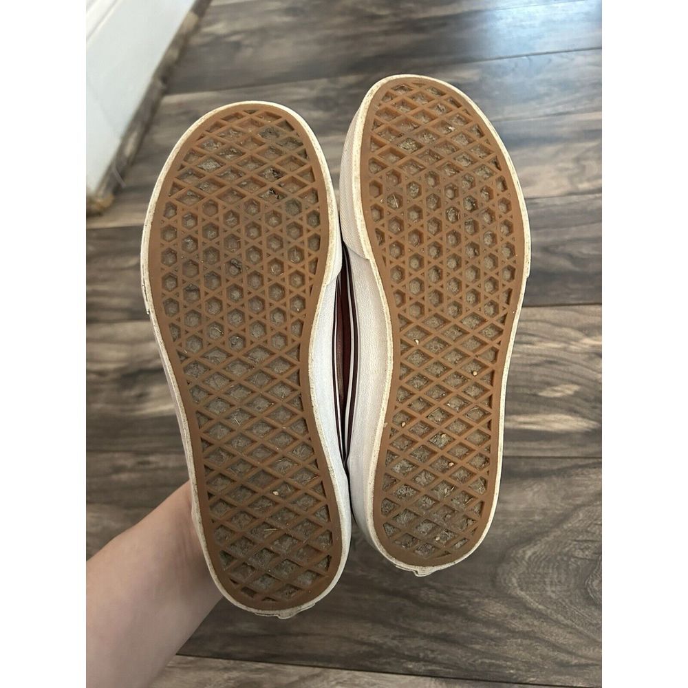Vans Old Skool Sk8 Low Ward Canvas Burgundy Youth Size 4 Kids Skate See Pic - Picture 11 of 11